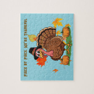 Piece by Piece, We're Thankful Thanksgiving Puzzle