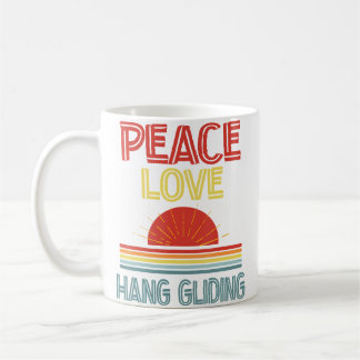 Piece Love Hang Gliding Funny Coffee Mug
