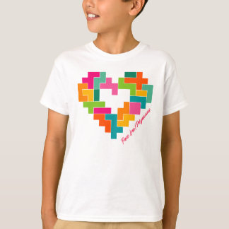 Piece, Love & Polyominoes Boys Shirt