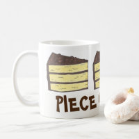 Piece of Cake Yellow Chocolate Layer Cake Slice