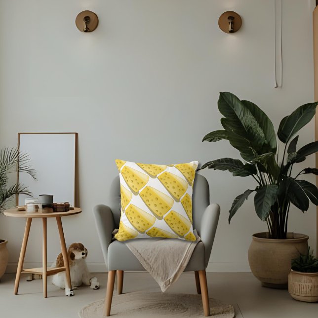 piece of cheese pattern cushion (Creator Uploaded)