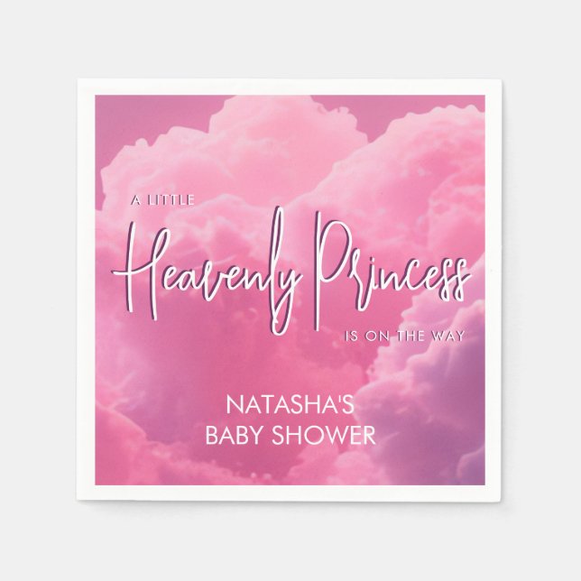 Piece of Heavenly Princess Dreamy Magical  Napkin (Front)