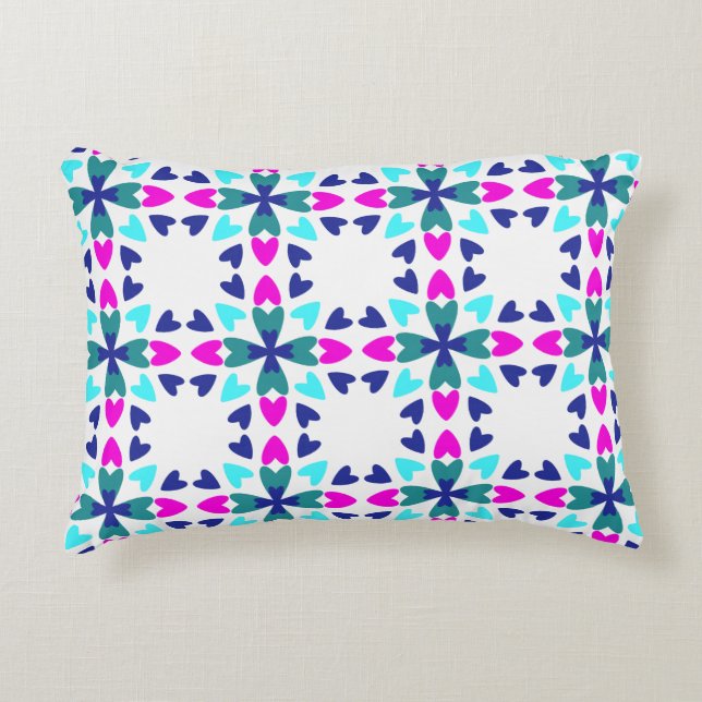 Piece of My Heart 'Joy,' Rectangle Decorative Cushion (Front)