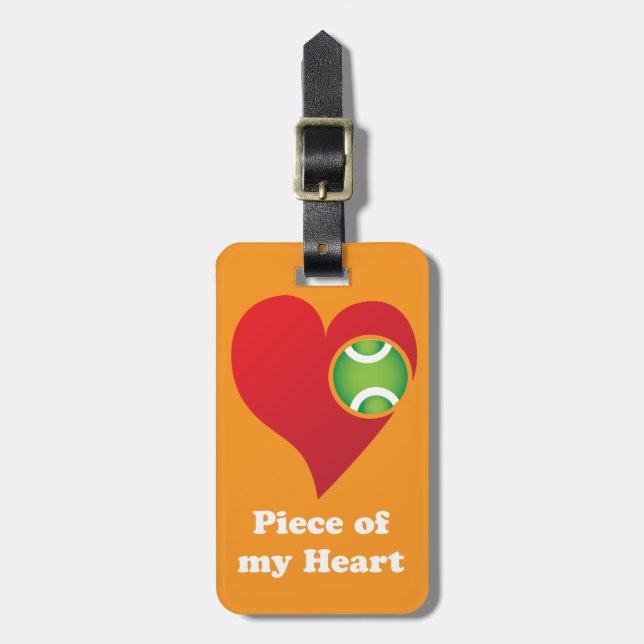 Piece of my Heart Luggage Tag (Front Vertical)