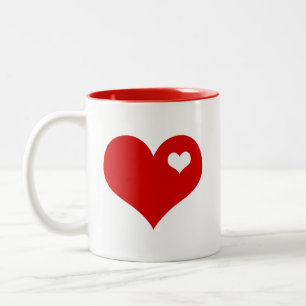 Piece of My Heart Two-Tone Coffee Mug