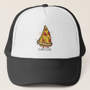 Piece of Pizza Funny Foodie Saying Design Trucker Hat