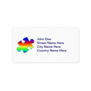 Piece of Rainbow Label