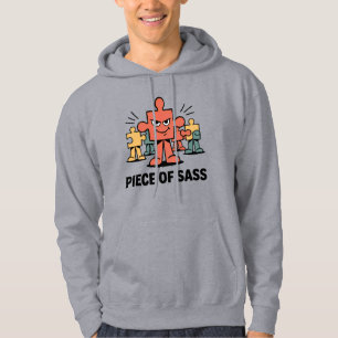Piece of Sass – Puzzle Character with Attitude Hoodie