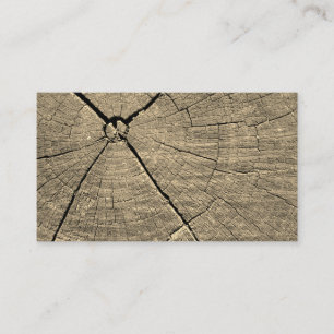 Piece of wood image cover business card
