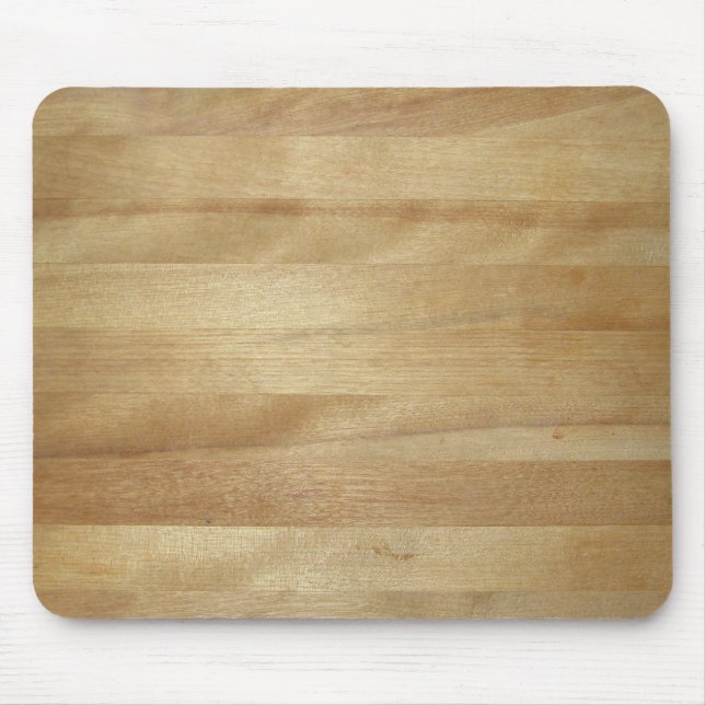 Pieced Joined Wood, Wood Background Mouse Pad (Front)