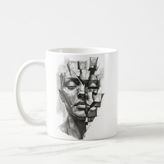 Pieces Coffee Mug (Left)