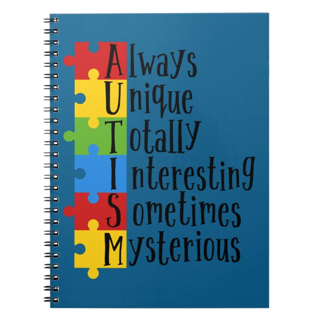 Pieces of Autism Notebook (Front)