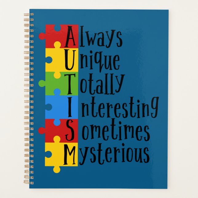 Pieces of Autism Planner (Front)