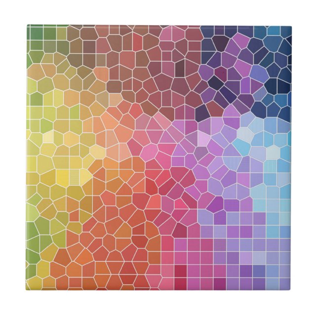 Pieces of Colour Ceramic Tile (Front)