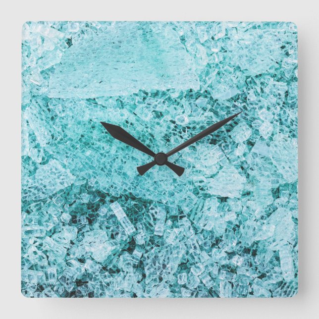 pieces of mental integration square wall clock (Front)