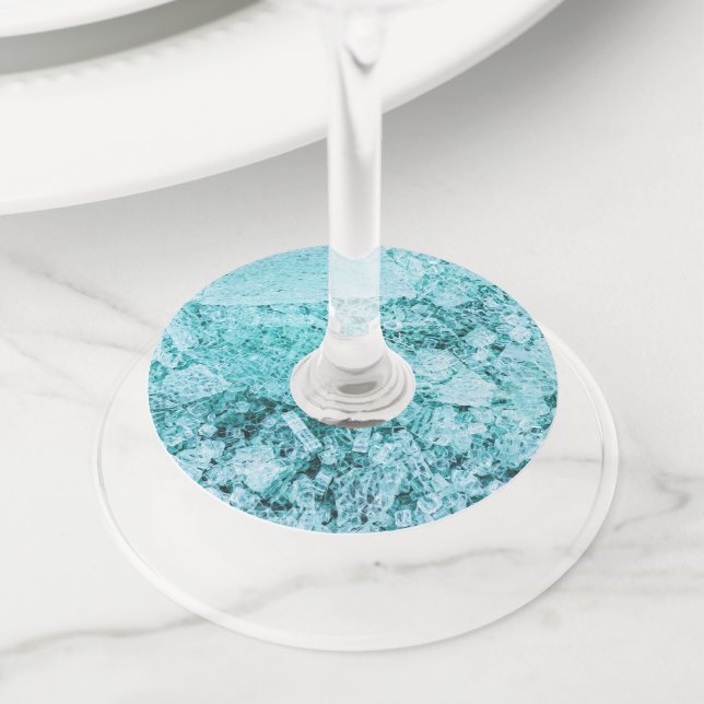 pieces of mental integration wine glass tag (Close Up)