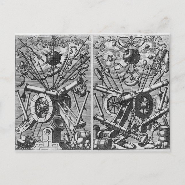 Pieces of ordnance postcard (Front)
