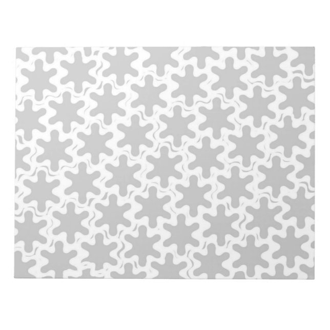 Pieces of the Puzzle Notepad - Grey (Front)