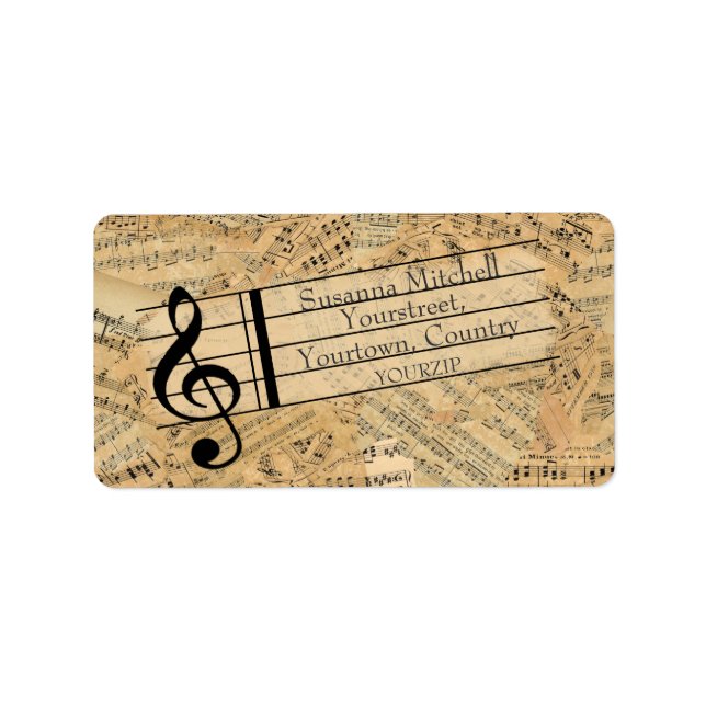Pieces of Vintage Music ID389 Label (Front)
