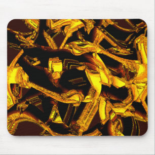 Pieces or bagasse of dehydrated tangerine peel mouse pad