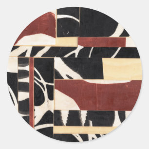 Pieces & Parts II Classic Round Sticker