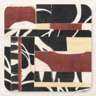 Pieces & Parts II Square Paper Coaster