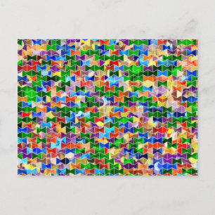 Piecewise Bowties Dot Postcard