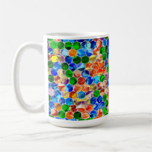 Piecewise Circles Swirl 15oz Mug
