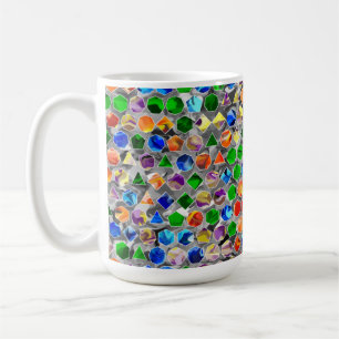 Piecewise Polygons Swirl 15oz Mug