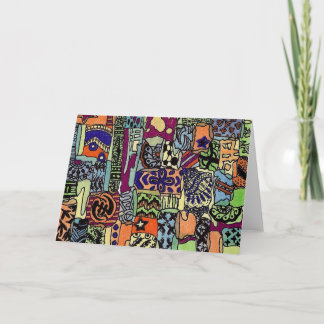 Piecie-Piecie Artwork Card- Blank Card