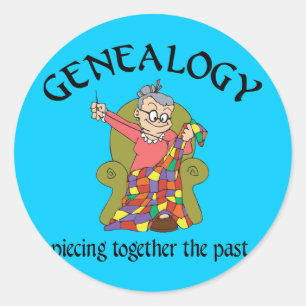 Piecing Together the Past Classic Round Sticker