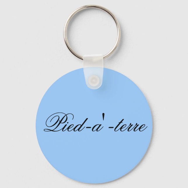 Pied-a-terre key chain (Front)
