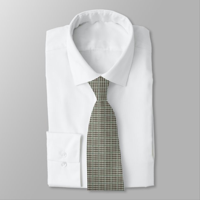 Pied-de-poule pattern tie (Tied)