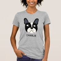 Pied French Bulldog Personalised T-Shirt