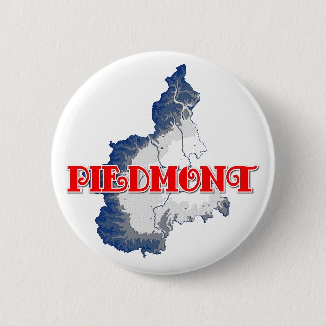 Piedmont 6 Cm Round Badge (Front)