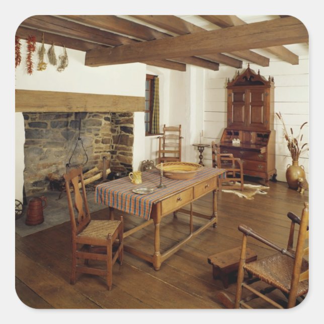 Piedmont Room, Guildford County North Carolina Square Sticker (Front)