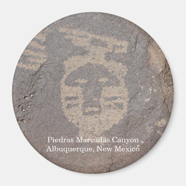 Piedras Marcadas Canyon Magnet (Front)