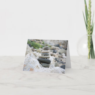 Piedras zen en la playa de Almería Card