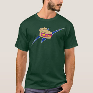 Pieman Superhero Chefs Bakers Junk Food Dessert T-Shirt
