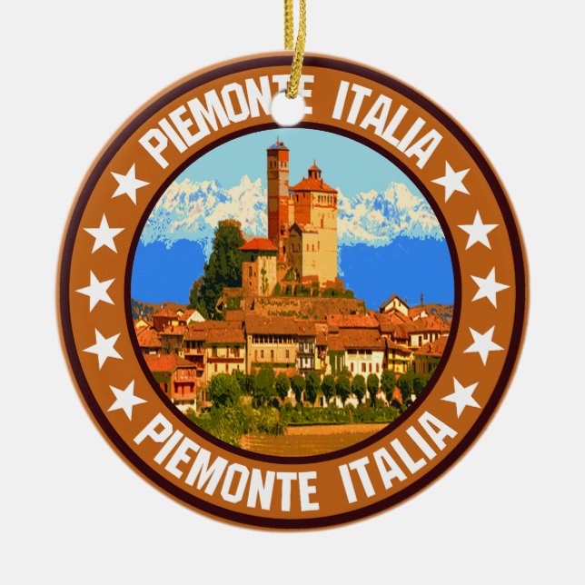 Piemonte                                           ceramic ornament (Front)