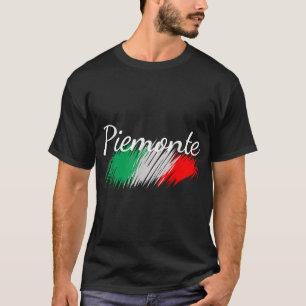 Piemonte Italy Flag Italia Souvenir Gift Matching T-Shirt