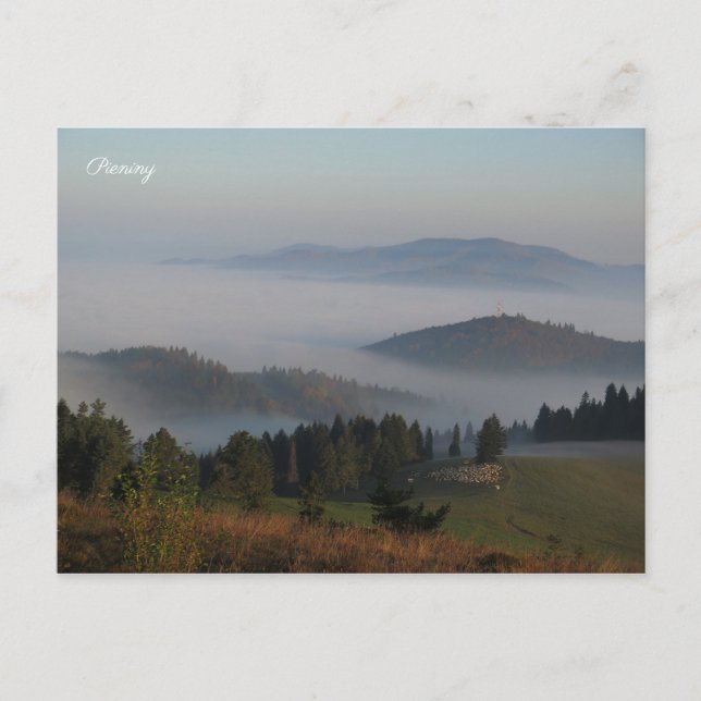 Pieniny autumn postcard (Front)