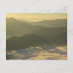 Pieniny mountains postcard