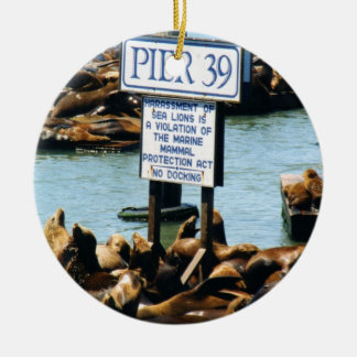 Pier 39 Sea Lions Ornament