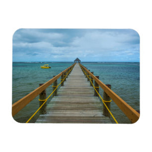Pier At Coral Coast, Fiji Magnet
