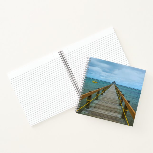 Pier At Coral Coast, Fiji Notebook (Inside)