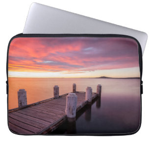Pier at Lake Illawarra Laptop Sleeve