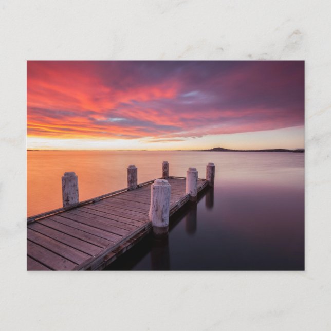 Pier at Lake Illawarra Postcard (Front)