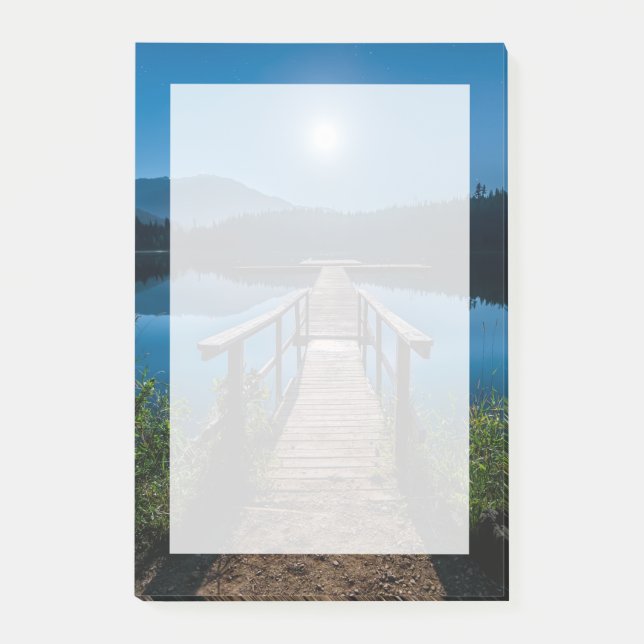 Pier at Night under a Full Moon Post-it Notes (Front)