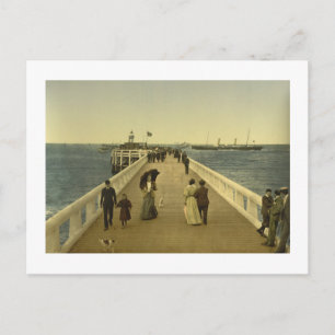 Pier at Ostend, West Flanders, Belgium Postcard